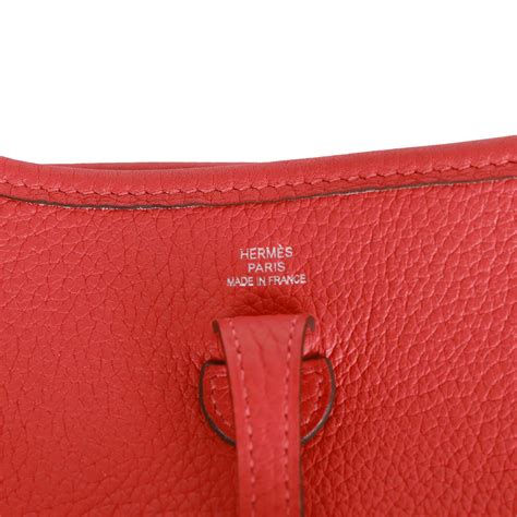 hermes evelyne rouge tomate|Pre.